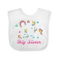 thumbnail image 1 of Inktastic Big Sister Girls Baby Bib, 1 of 4