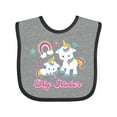 thumbnail image 1 of Inktastic Big Sister Girls Baby Bib, 1 of 4