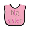 thumbnail image 1 of Inktastic Big Sister Girls Baby Bib, 1 of 4