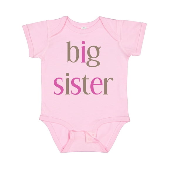 Inktastic Big Sister Girls Baby Bodysuit