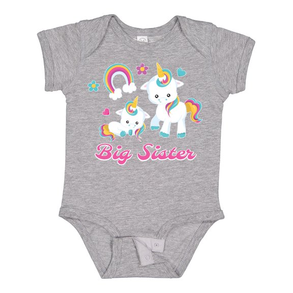 Inktastic Big Sister Girls Baby Bodysuit