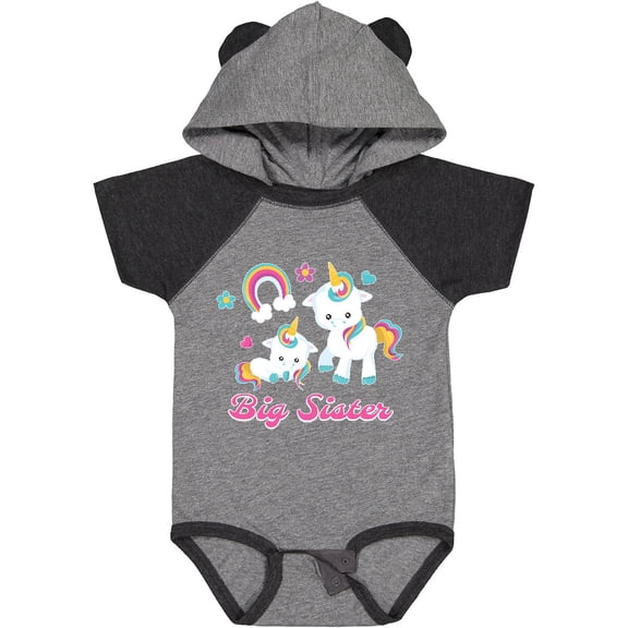 Inktastic Big Sister Girls Baby Bodysuit