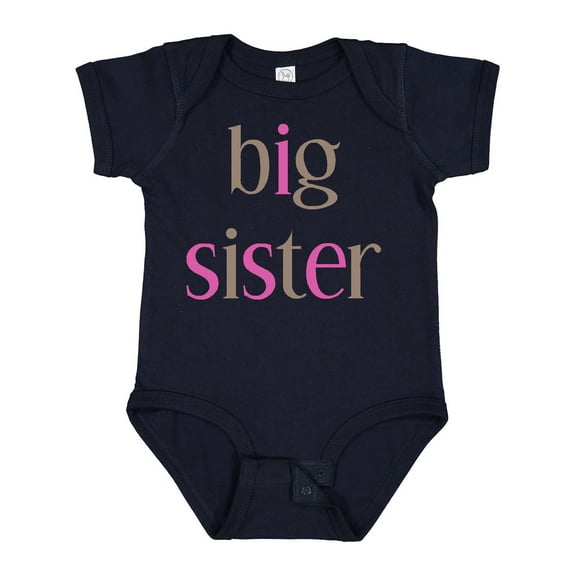Inktastic Big Sister Girls Baby Bodysuit
