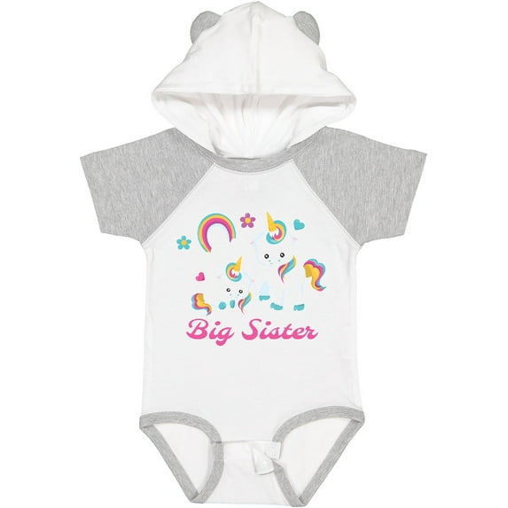 Inktastic Big Sister Girls Baby Bodysuit