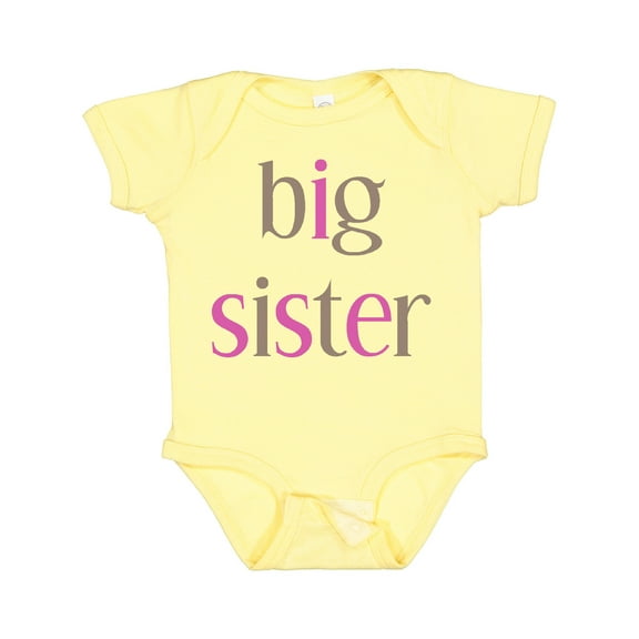Inktastic Big Sister Girls Baby Bodysuit