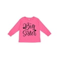thumbnail image 1 of Inktastic Big Sister Girls Cute Announcement Girls Long Sleeve Toddler T-Shirt, 1 of 5