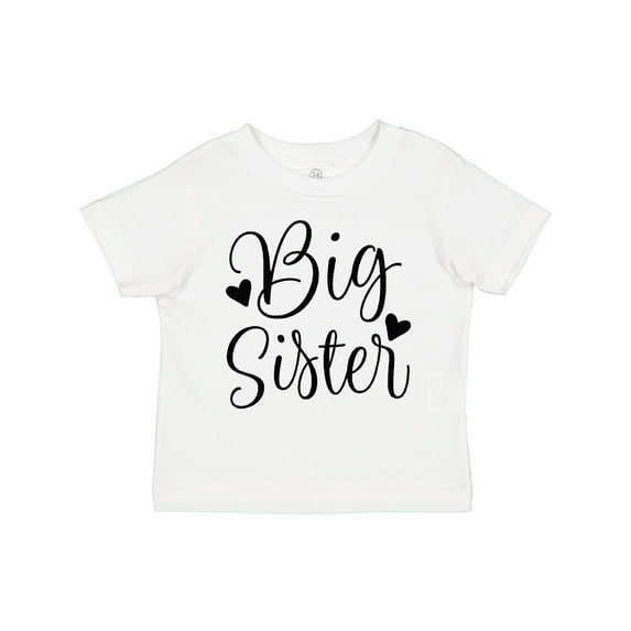 Inktastic Big Sister Girls Cute Announcement Girls Toddler T-Shirt