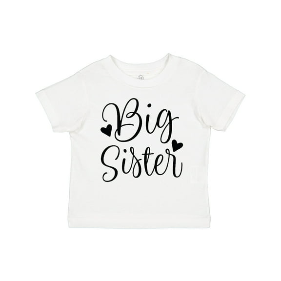 Inktastic Big Sister Girls Cute Announcement Girls Toddler T-Shirt