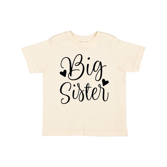 Inktastic Big Sister Girls Cute Announcement Girls Toddler T-Shirt