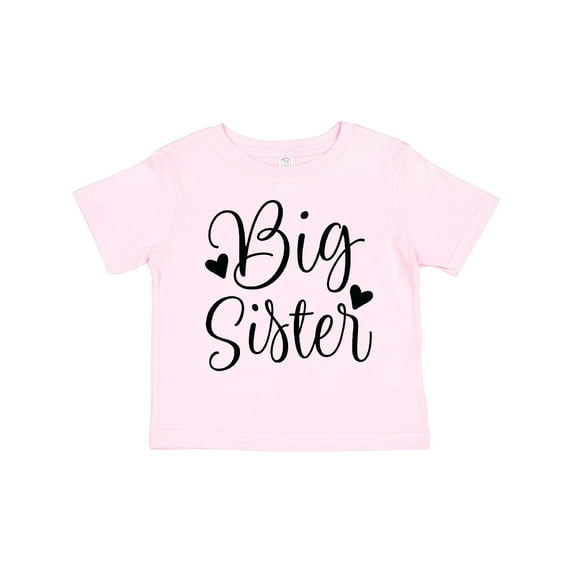 Inktastic Big Sister Girls Cute Announcement Girls Toddler T-Shirt