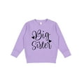 thumbnail image 1 of Inktastic Big Sister Girls Cute Announcement Toddler Sweatshirt, 1 of 4