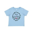 thumbnail image 1 of Inktastic Big Sister Leaves, Circle, Heart Girls Baby T-Shirt, 1 of 5