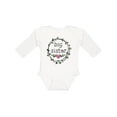 thumbnail image 1 of Inktastic Big Sister Leaves, Circle, Heart Girls Long Sleeve Baby Bodysuit, 1 of 5
