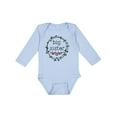 thumbnail image 1 of Inktastic Big Sister Leaves, Circle, Heart Girls Long Sleeve Baby Bodysuit, 1 of 5