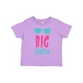 thumbnail image 1 of Inktastic Big Sister, Older Sister, Sunglasses, Sibling Girls Toddler T-Shirt, 1 of 5
