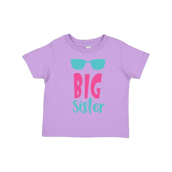Inktastic Big Sister, Older Sister, Sunglasses, Sibling Girls Toddler T-Shirt