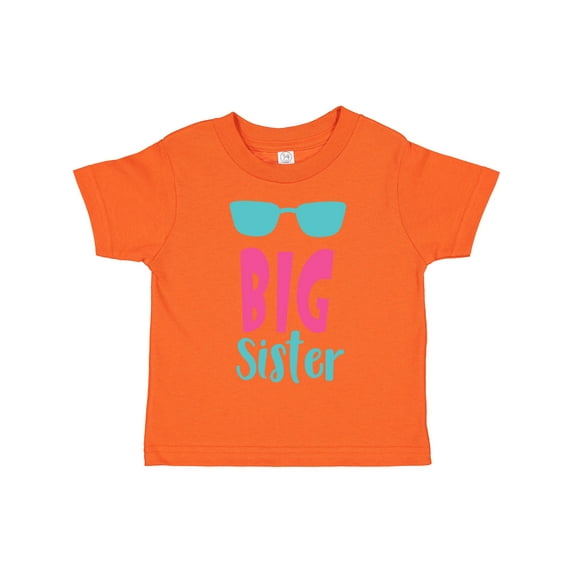 Inktastic Big Sister, Older Sister, Sunglasses, Sibling Girls Toddler T-Shirt