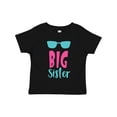 thumbnail image 1 of Inktastic Big Sister, Older Sister, Sunglasses, Sibling Girls Toddler T-Shirt, 1 of 5
