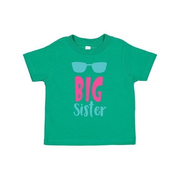 Inktastic Big Sister, Older Sister, Sunglasses, Sibling Girls Toddler T-Shirt