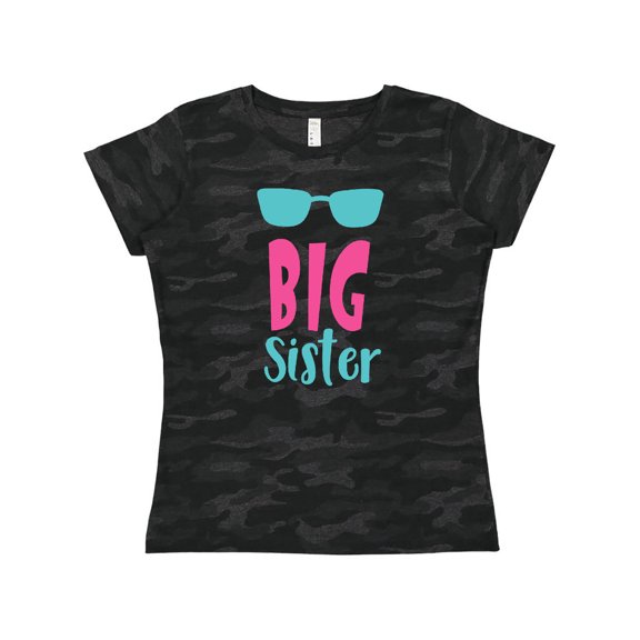 Inktastic Big Sister, Older Sister, Sunglasses, Sibling Women's T-Shirt