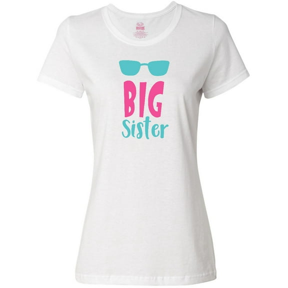 Inktastic Big Sister, Older Sister, Sunglasses, Sibling Women's T-Shirt