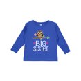 thumbnail image 1 of Inktastic Big Sister Owl Reveal Girls Long Sleeve Toddler T-Shirt, 1 of 5