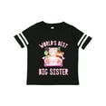 thumbnail image 1 of Inktastic Big Sister Pink Safari Animals Girls Toddler T-Shirt, 1 of 5