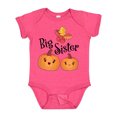 thumbnail image 1 of Inktastic Big Sister Pumpkins with Fall Leaves Girls Baby Bodysuit, 1 of 5
