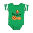 thumbnail image 1 of Inktastic Big Sister Pumpkins with Fall Leaves Girls Baby Bodysuit, 1 of 5