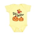 thumbnail image 1 of Inktastic Big Sister Pumpkins with Fall Leaves Girls Baby Bodysuit, 1 of 5