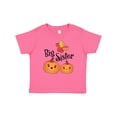 thumbnail image 1 of Inktastic Big Sister Pumpkins with Fall Leaves Girls Baby T-Shirt, 1 of 5