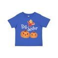 thumbnail image 1 of Inktastic Big Sister Pumpkins with Fall Leaves Girls Toddler T-Shirt, 1 of 5
