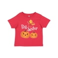 thumbnail image 1 of Inktastic Big Sister Pumpkins with Fall Leaves Girls Toddler T-Shirt, 1 of 5