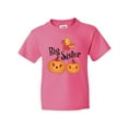 thumbnail image 1 of Inktastic Big Sister Pumpkins with Fall Leaves Youth T-Shirt, 1 of 5