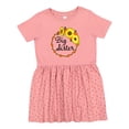 thumbnail image 1 of Inktastic Big Sister Sunflower Wreath Girls Toddler Dress, 1 of 5