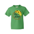 thumbnail image 1 of Inktastic Big Sister Sunflower Wreath Youth T-Shirt, 1 of 5