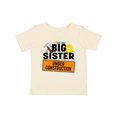 thumbnail image 1 of Inktastic Big Sister Under Construction Girls Baby T-Shirt, 1 of 5