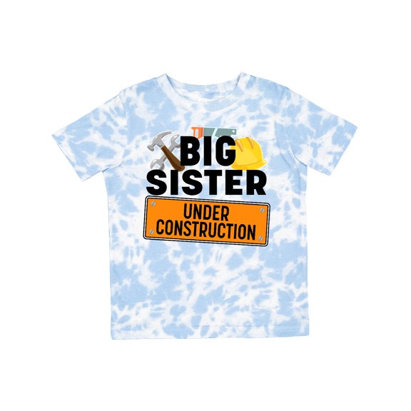 Inktastic Big Sister Under Construction Girls Toddler T-Shirt