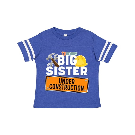 Inktastic Big Sister Under Construction Girls Toddler T-Shirt