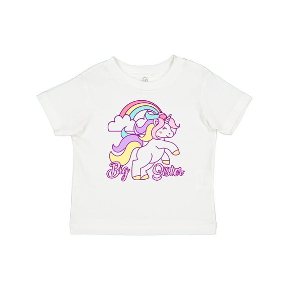 Inktastic Big Sister Unicorn Girls Baby T-Shirt