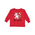 thumbnail image 1 of Inktastic Big Sister Unicorn Girls Long Sleeve Toddler T-Shirt, 1 of 4