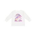 thumbnail image 1 of Inktastic Big Sister Unicorn Girls Long Sleeve Toddler T-Shirt, 1 of 5