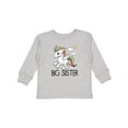 thumbnail image 1 of Inktastic Big Sister Unicorn Girls Long Sleeve Toddler T-Shirt, 1 of 5