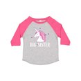 thumbnail image 1 of Inktastic Big Sister Unicorn Girls Toddler T-Shirt, 1 of 5