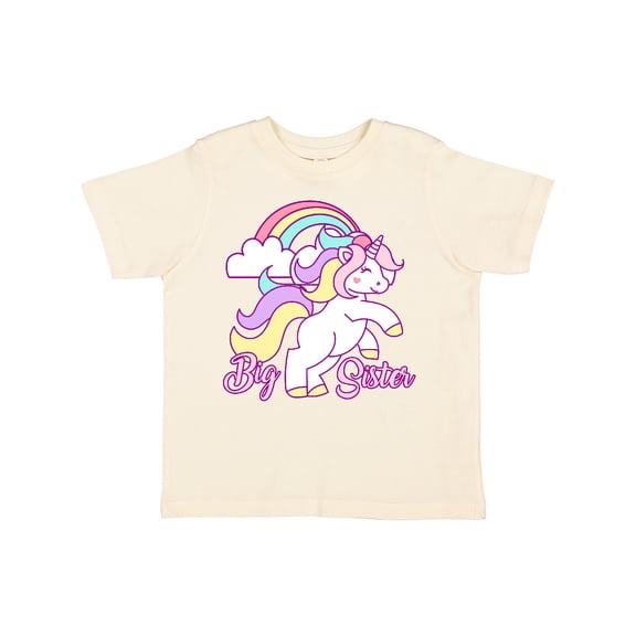 Inktastic Big Sister Unicorn Girls Toddler T-Shirt