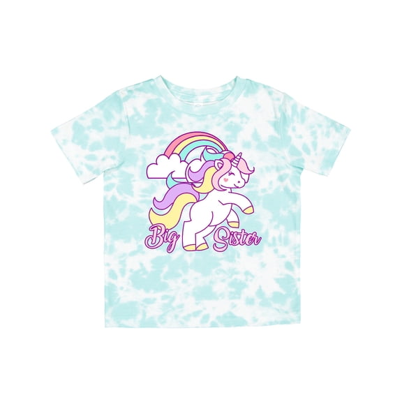 Inktastic Big Sister Unicorn Girls Toddler T-Shirt