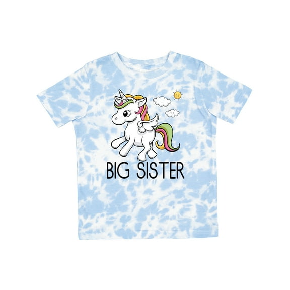 Inktastic Big Sister Unicorn Girls Toddler T-Shirt