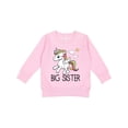 thumbnail image 1 of Inktastic Big Sister Unicorn Toddler Sweatshirt, 1 of 4