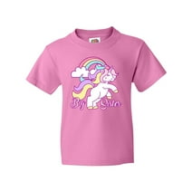 Inktastic Big Sister Unicorn Youth T-Shirt