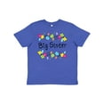 thumbnail image 1 of Inktastic Big Sister - bright flowers Youth T-Shirt, 1 of 5